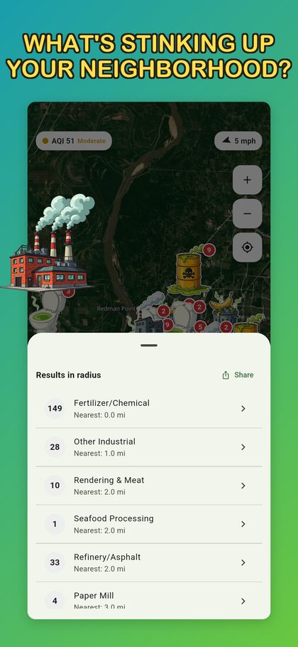 Neighborhood results screenshot